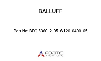 BDG 6360-2-05-W120-0400-65									