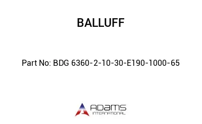 BDG 6360-2-10-30-E190-1000-65									