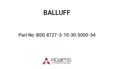 BDG 8727-3-10-30-5000-54									