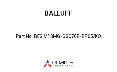 BES M18MG-GSC70B-BP05/KO									