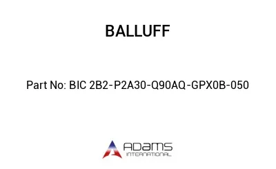 BIC 2B2-P2A30-Q90AQ-GPX0B-050									